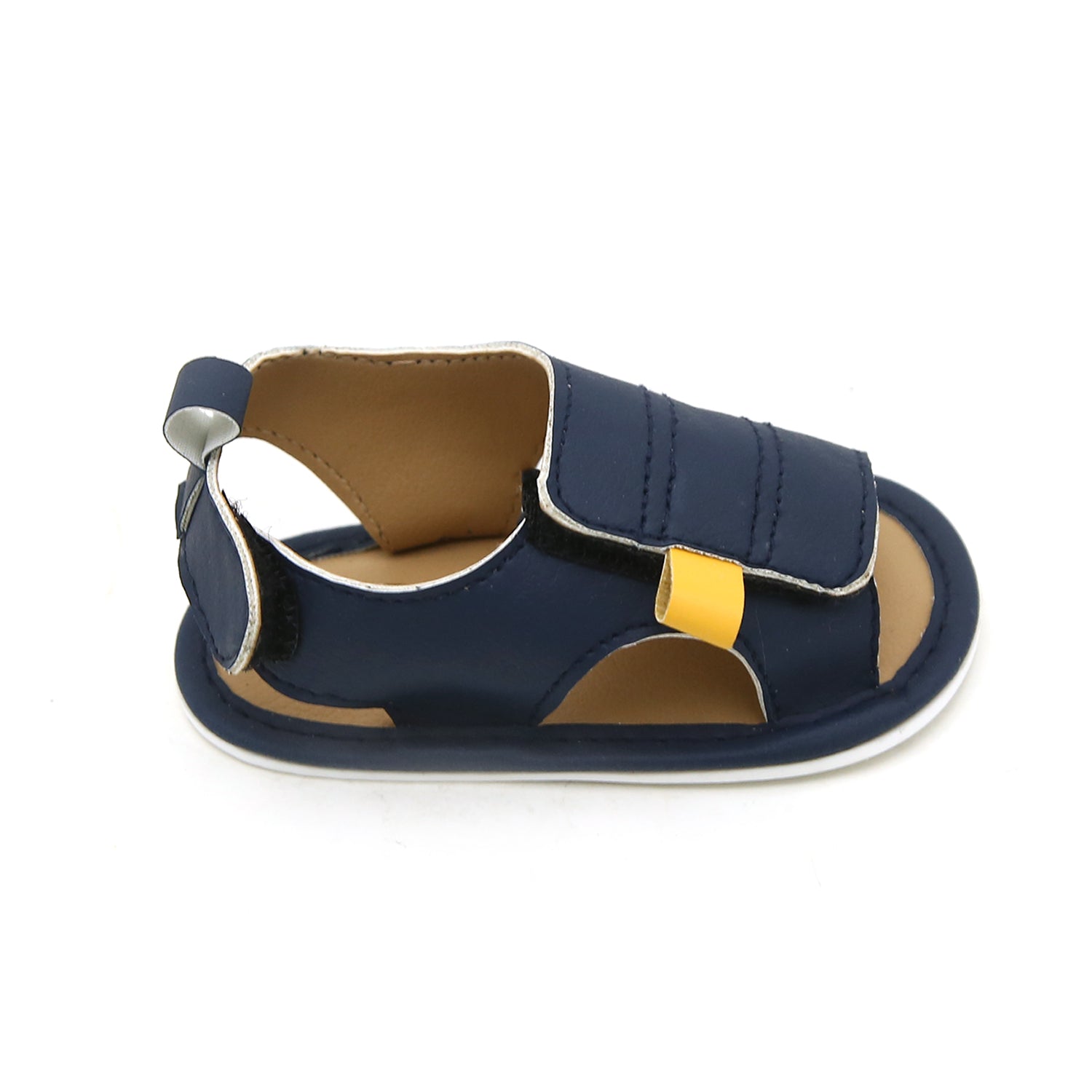 Newborn Boys Sandal - Navy Blue, Newborn Caps, Shoes & Socks, Chase Value, Chase Value