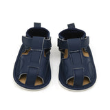 Newborn Boys Sandal - Navy Blue, Newborn Caps, Shoes & Socks, Chase Value, Chase Value