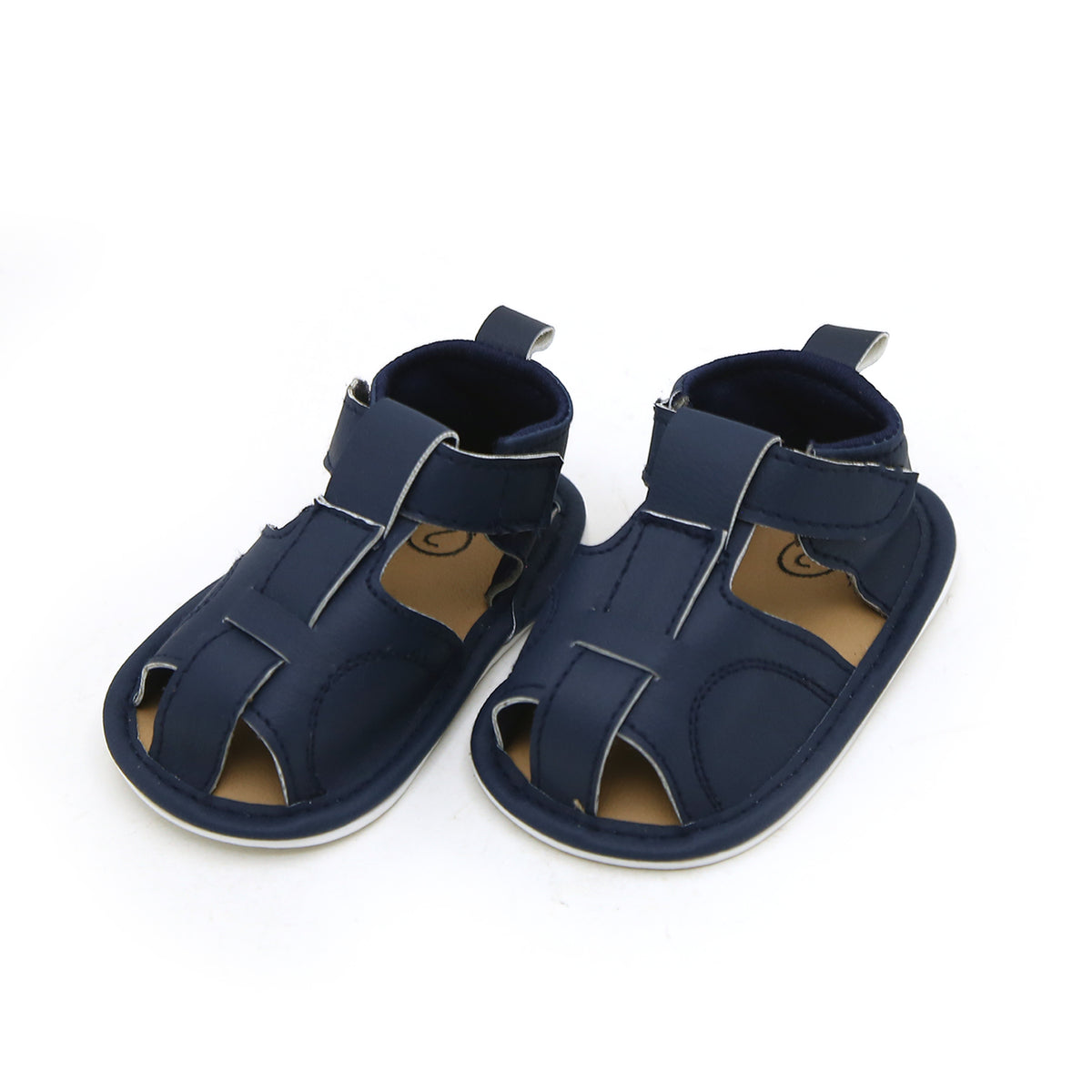 Newborn Boys Sandal - Navy Blue, Newborn Caps, Shoes & Socks, Chase Value, Chase Value