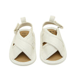 Newborn Boys Sandal - White, Newborn Caps, Shoes & Socks, Chase Value, Chase Value