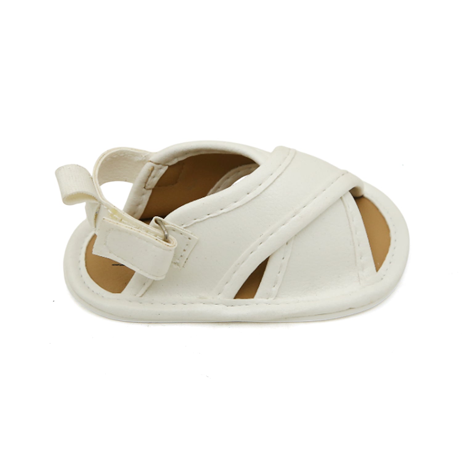 Newborn Boys Sandal - White, Newborn Caps, Shoes & Socks, Chase Value, Chase Value