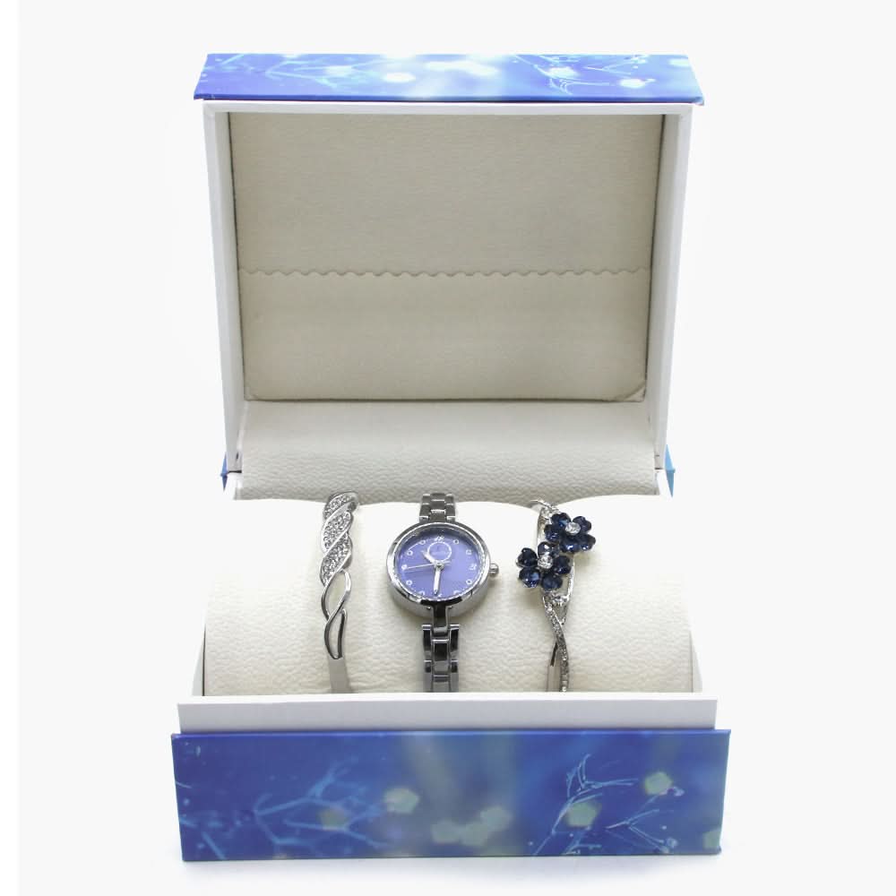 Women's Bracelet Set - Silver, Women Watches, Chase Value, Chase Value