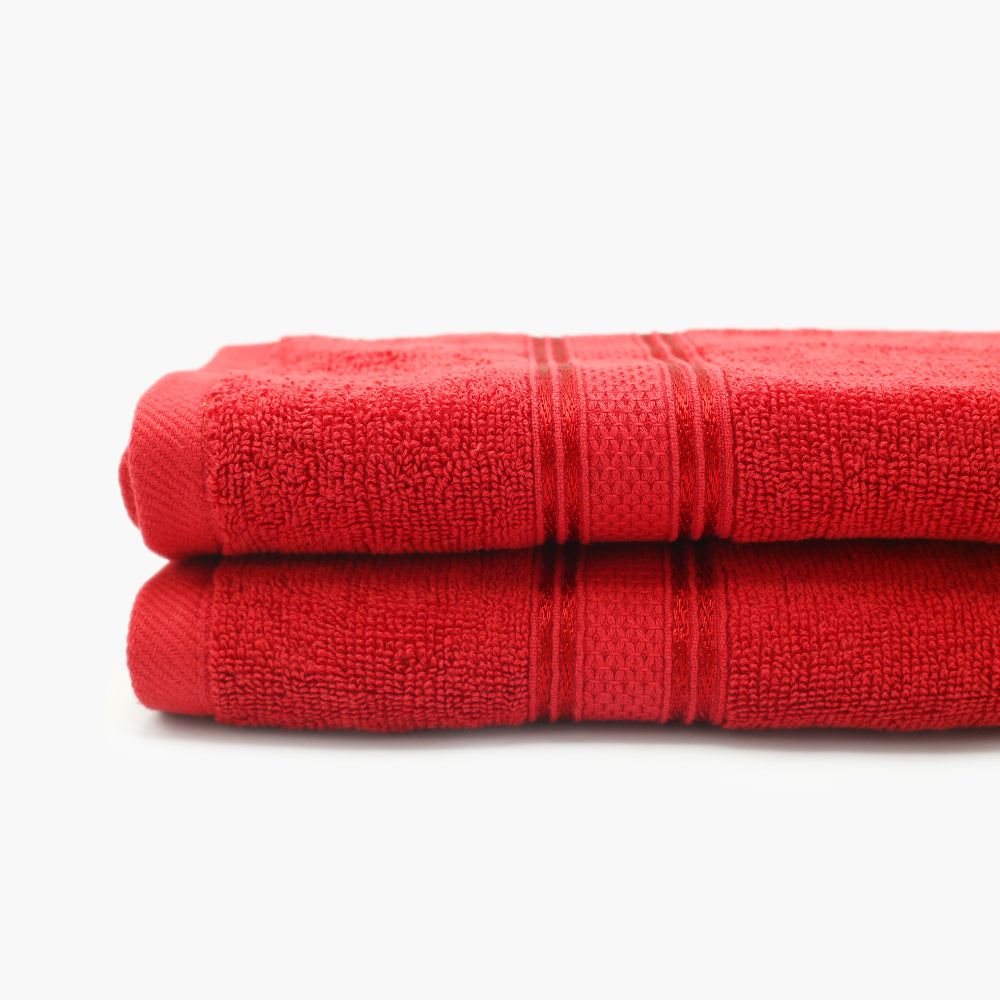Face Towel - Red, Face Towels, Chase Value, Chase Value