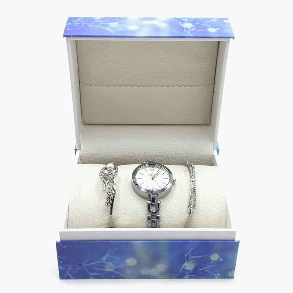 Women's Bracelet Set - Silver, Women Watches, Chase Value, Chase Value