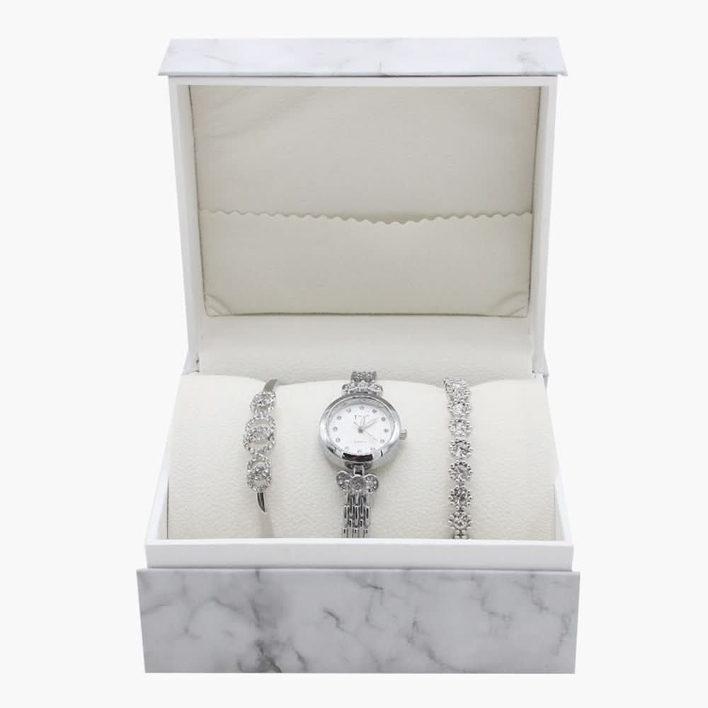 Women's Bracelet Set - Silver, Women Watches, Chase Value, Chase Value