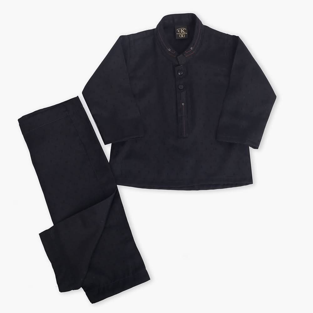 Newborn Boys Shalwar Suit - Black, Newborn Boys Shalwar Suits, Chase Value, Chase Value