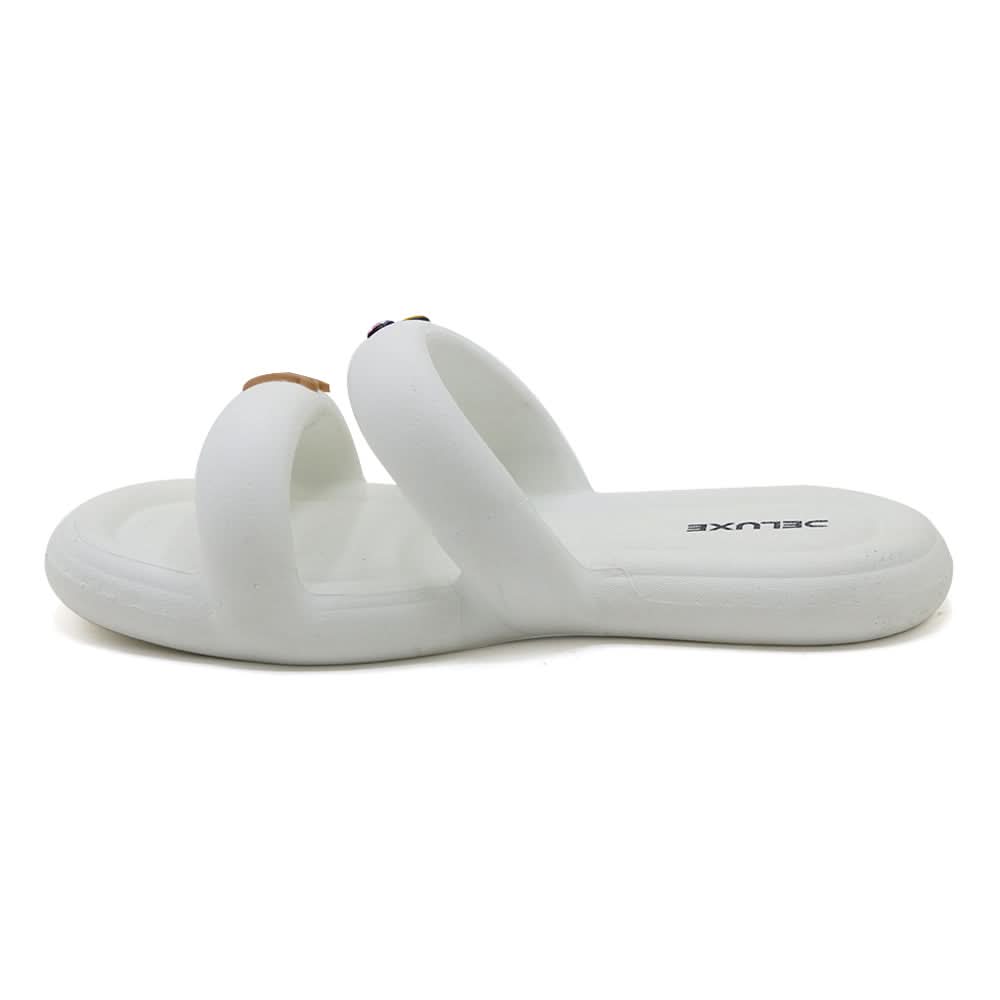 Women's Slipper - White, Women Slippers, Chase Value, Chase Value