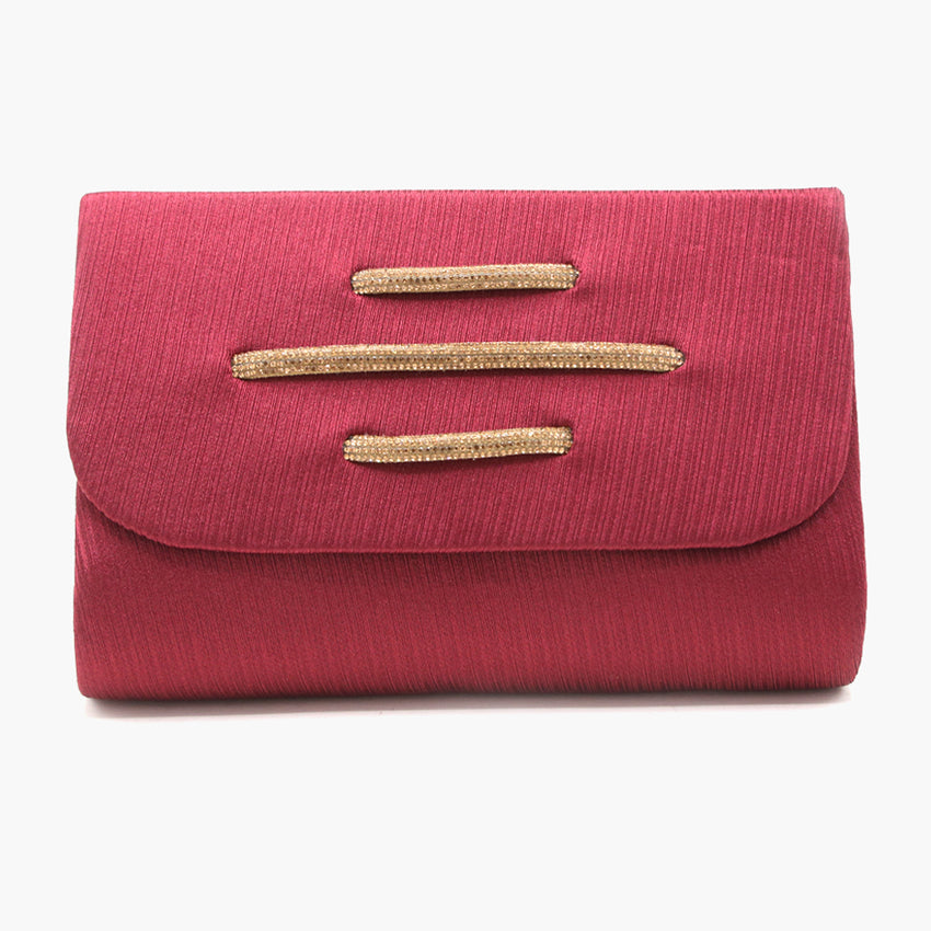 Women's Clutch - Maroon, Women Clutches, Chase Value, Chase Value