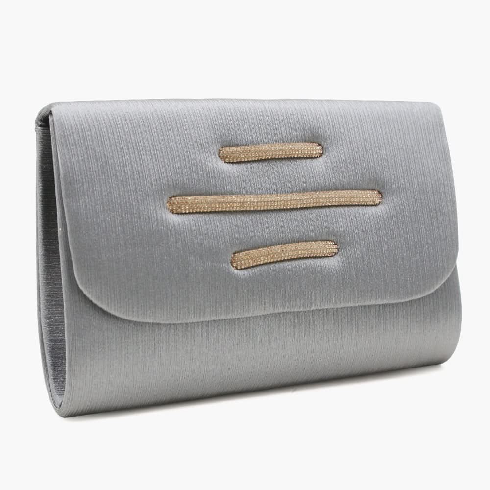 Women's Clutch - Grey, Women Clutches, Chase Value, Chase Value