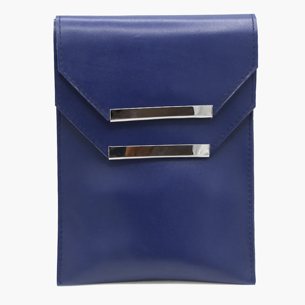 Women's Mobile Shoulder Bag - Navy Blue
