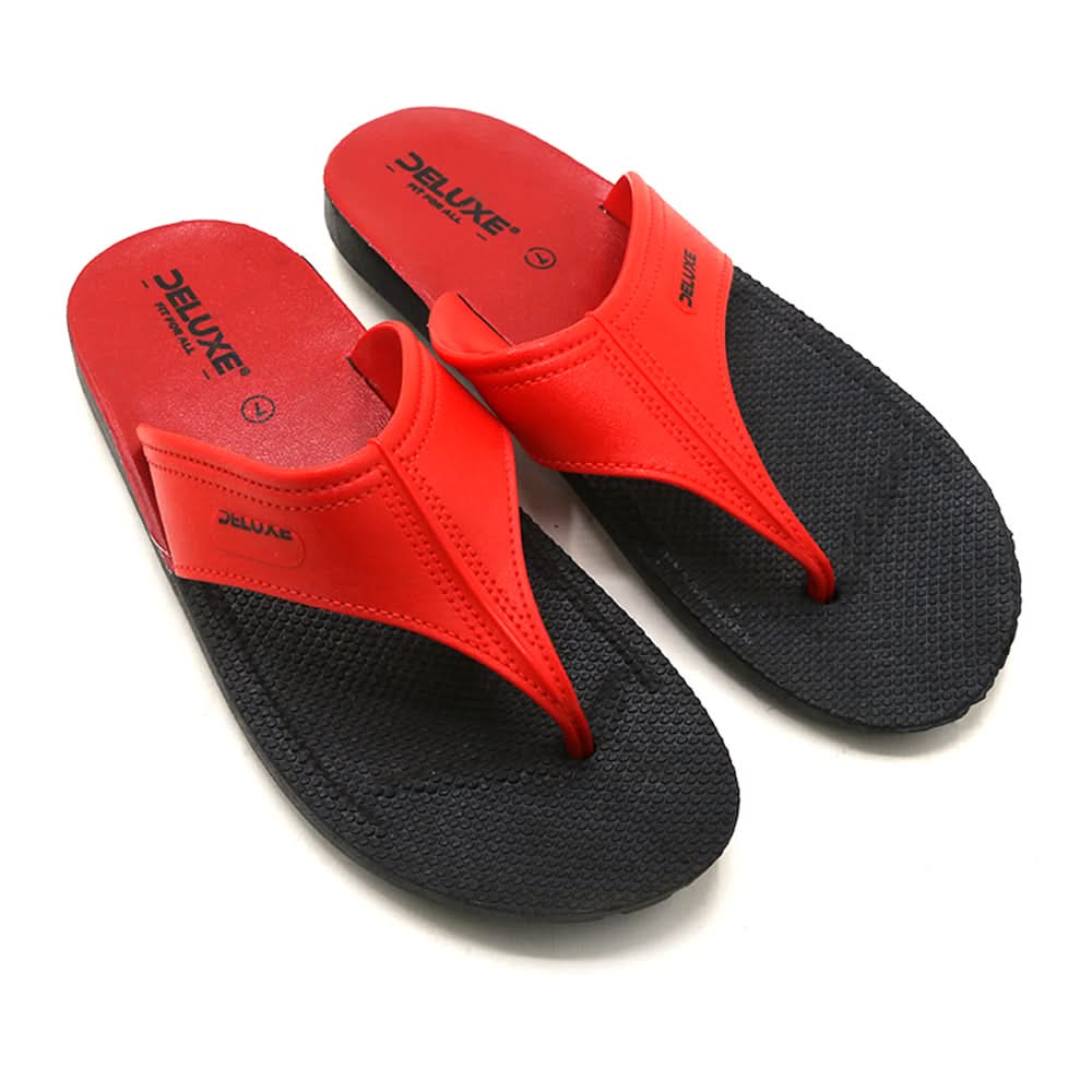 Men's Slider - Red, Men's Slippers, Chase Value, Chase Value
