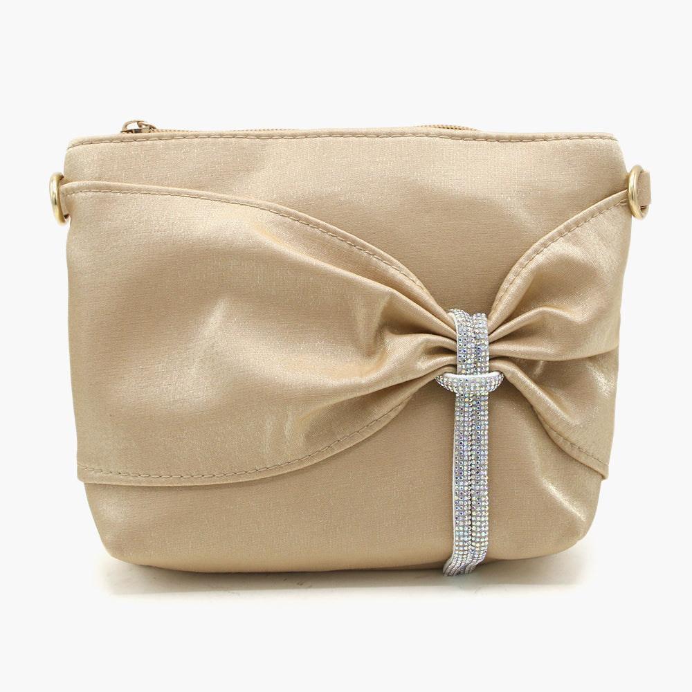 Women's Shoulder Bag - Golden, Women Bags, Chase Value, Chase Value