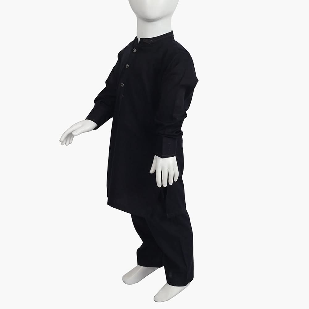 Boys Shalwar Suit - Black, Boys Shalwar Kameez, Chase Value, Chase Value