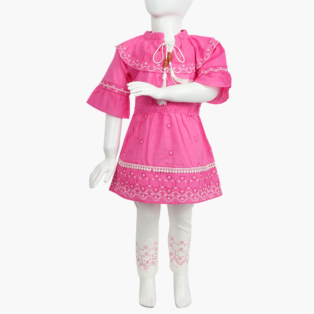 Girls Tights Suit - Pink, Girls Suits, Chase Value, Chase Value