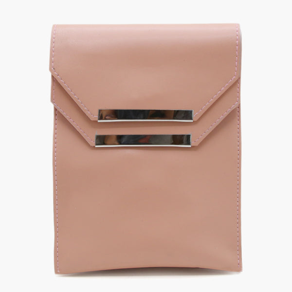Women's Mobile Shoulder Bag - Pink