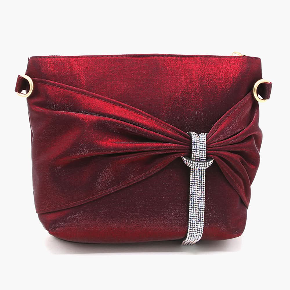 Women's Shoulder Bag - Maroon, Women Bags, Chase Value, Chase Value