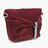 Women's Shoulder Bag - Maroon, Women Bags, Chase Value, Chase Value