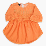 Girls Tights Suit - Orange, Girls Suits, Chase Value, Chase Value