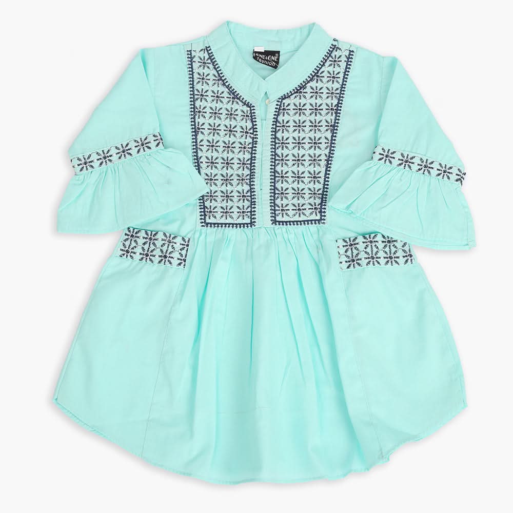 Girls Tights Suit - L-Blue, Girls Suits, Chase Value, Chase Value