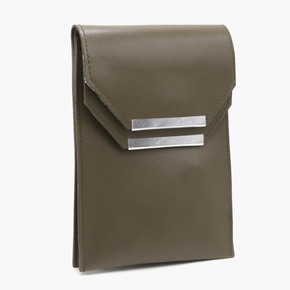 Women's Mobile Shoulder Bag - Olive Green, Women Bags, Chase Value, Chase Value