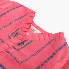 Girls Shalwar Suit - Pink, Girls Suits, Chase Value, Chase Value