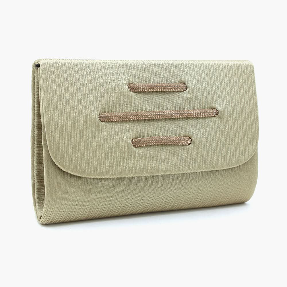 Women's Clutch - Golden, Women Clutches, Chase Value, Chase Value