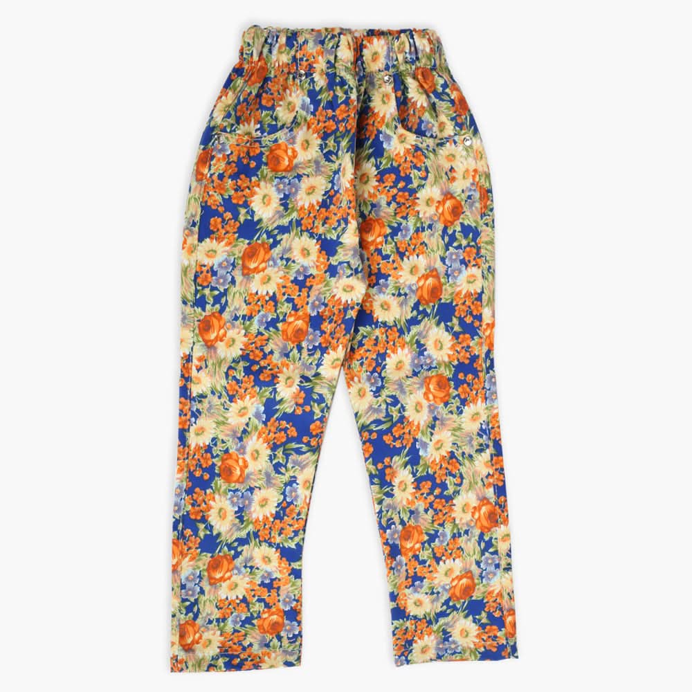 Girls Printed Pant - Dark Blue, Girls Pants & Capri, Chase Value, Chase Value