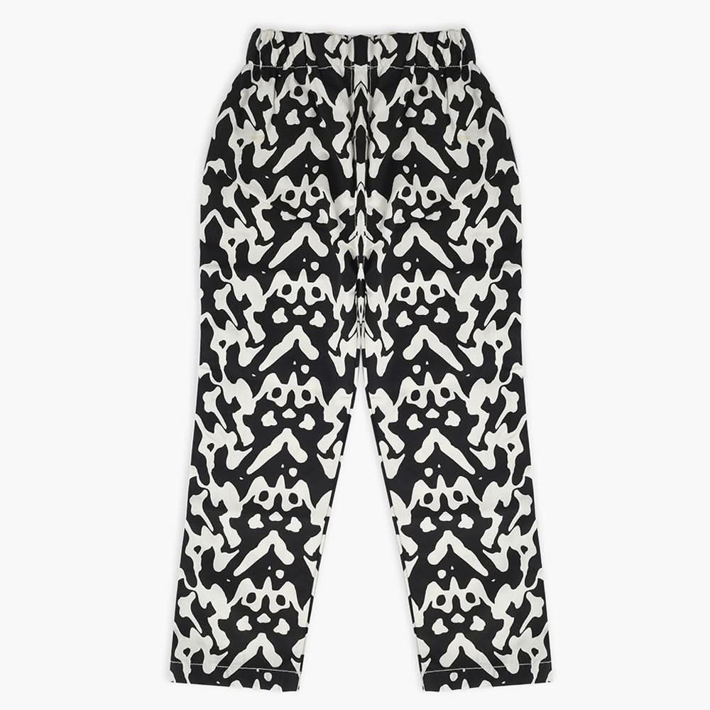 Girls Printed Pant - Black, Girls Pants & Capri, Chase Value, Chase Value