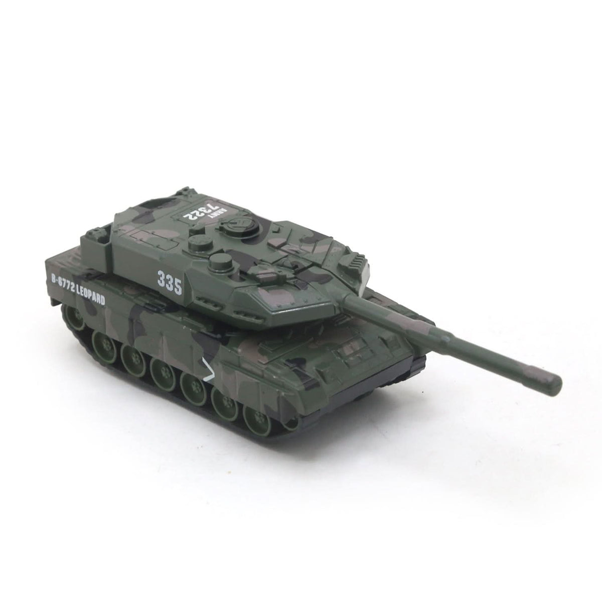 Pullback Power Army Tank, Forest Camo - Olive, Die-cast Model Car, Chase Value, Chase Value