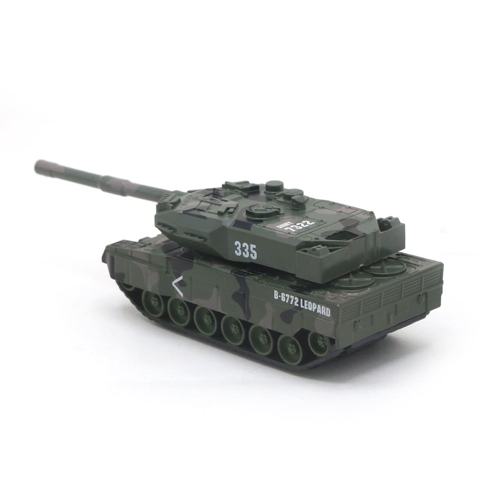 Pullback Power Army Tank, Forest Camo - Olive, Die-cast Model Car, Chase Value, Chase Value