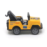 Jeep Big Friction Car Toy For Kids - Yellow, Die-cast Model Car, Chase Value, Chase Value