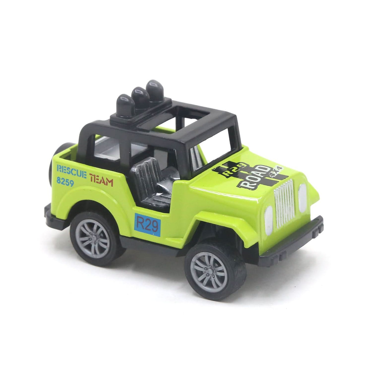Jeep Big Friction Car Toy For Kids - Green, Die-cast Model Car, Chase Value, Chase Value