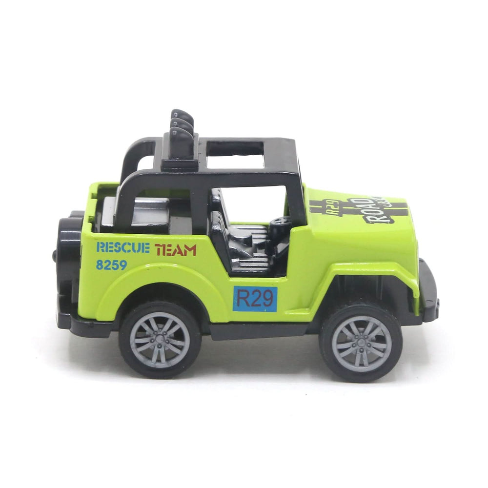 Jeep Big Friction Car Toy For Kids - Green, Die-cast Model Car, Chase Value, Chase Value