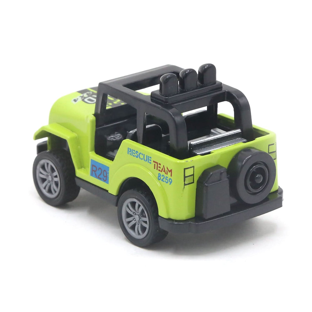 Jeep Big Friction Car Toy For Kids - Green, Die-cast Model Car, Chase Value, Chase Value
