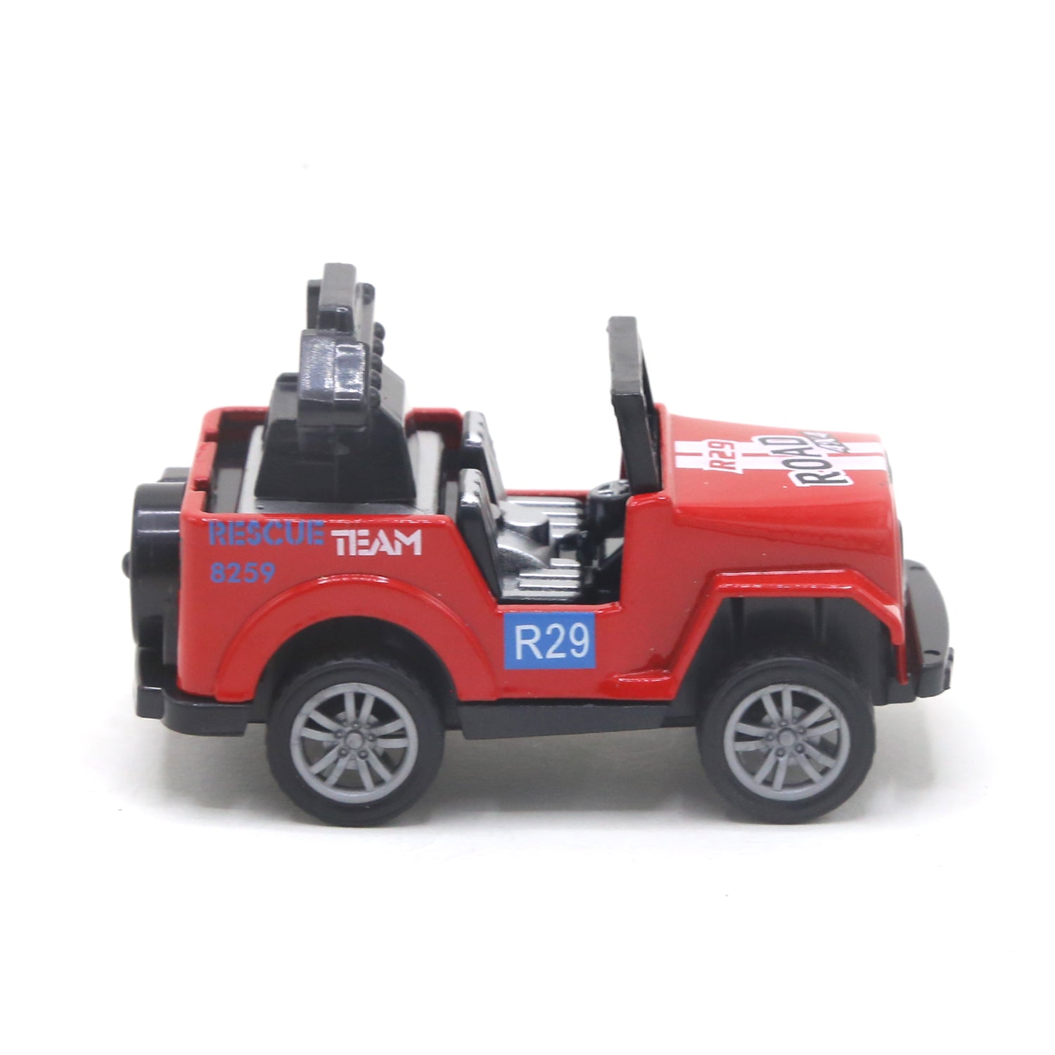 Jeep Big Friction Car Toy For Kids - Red, Die-cast Model Car, Chase Value, Chase Value