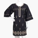 Women's Embroidered Kurti - Gold & Black, Women Ready Kurtis, Chase Value, Chase Value