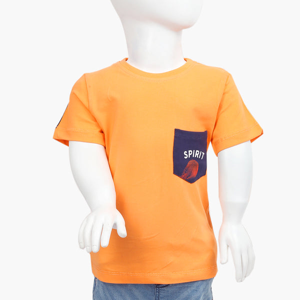 Eminent Boys T-Shirt - Orange, Boys T-Shirts, Eminent, Chase Value