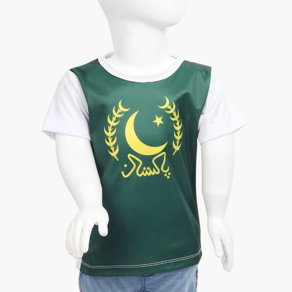 Boys Azadi T-Shirt - Green, Boys T-Shirts, Chase Value, Chase Value
