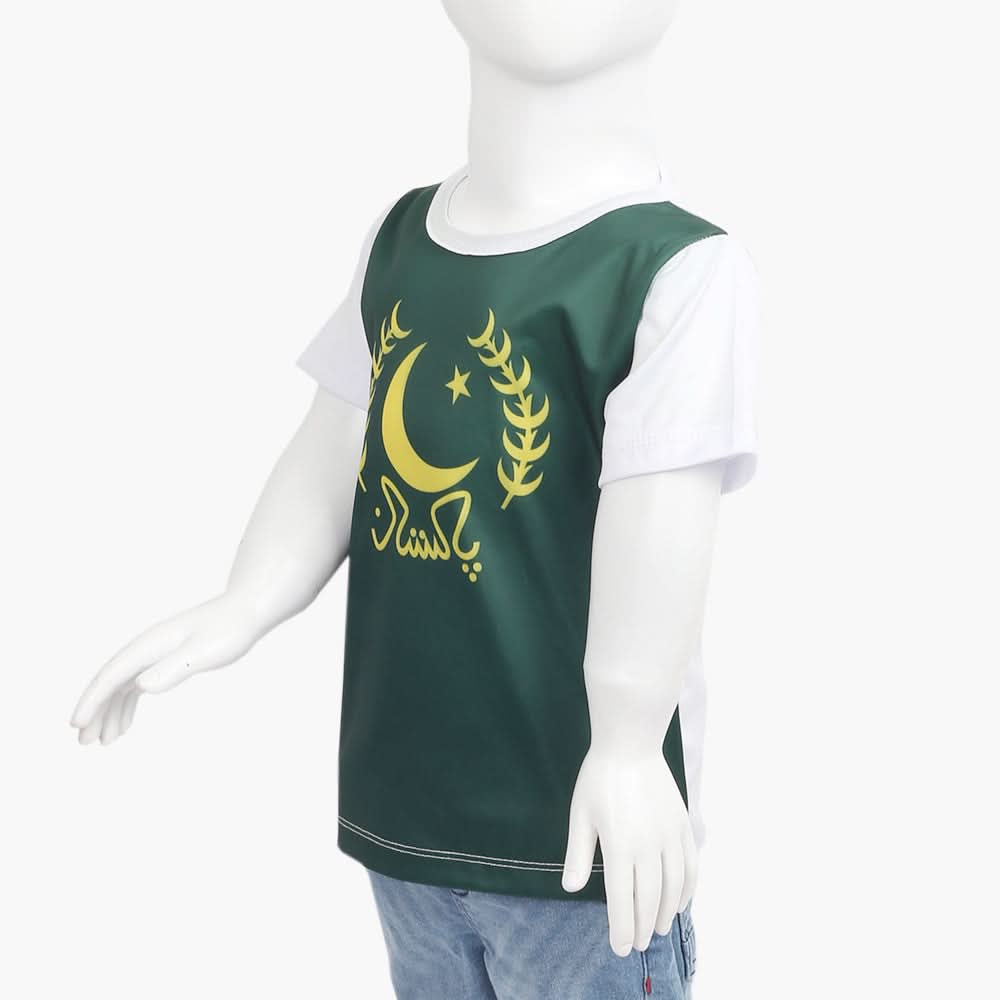Boys Azadi T-Shirt - Green, Boys T-Shirts, Chase Value, Chase Value