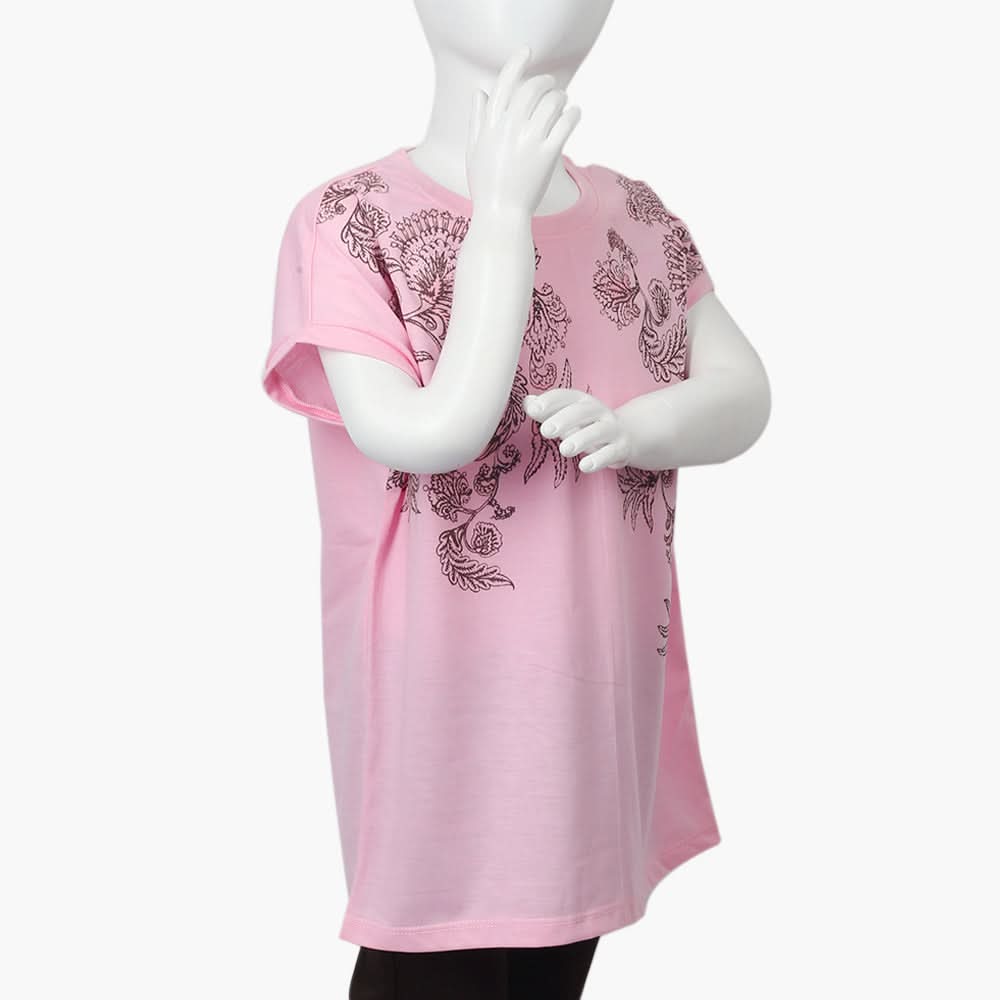 Girls T-Shirt - Pink, Girls T-Shirts, Chase Value, Chase Value