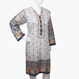 Women's Digital Printed Kurti - Grey, Women Ready Kurtis, Chase Value, Chase Value