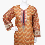 Women's Digital Printed Kurti - Brown, Women Ready Kurtis, Chase Value, Chase Value