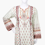 Women's Digital Printed Kurti - Light Green, Women Ready Kurtis, Chase Value, Chase Value