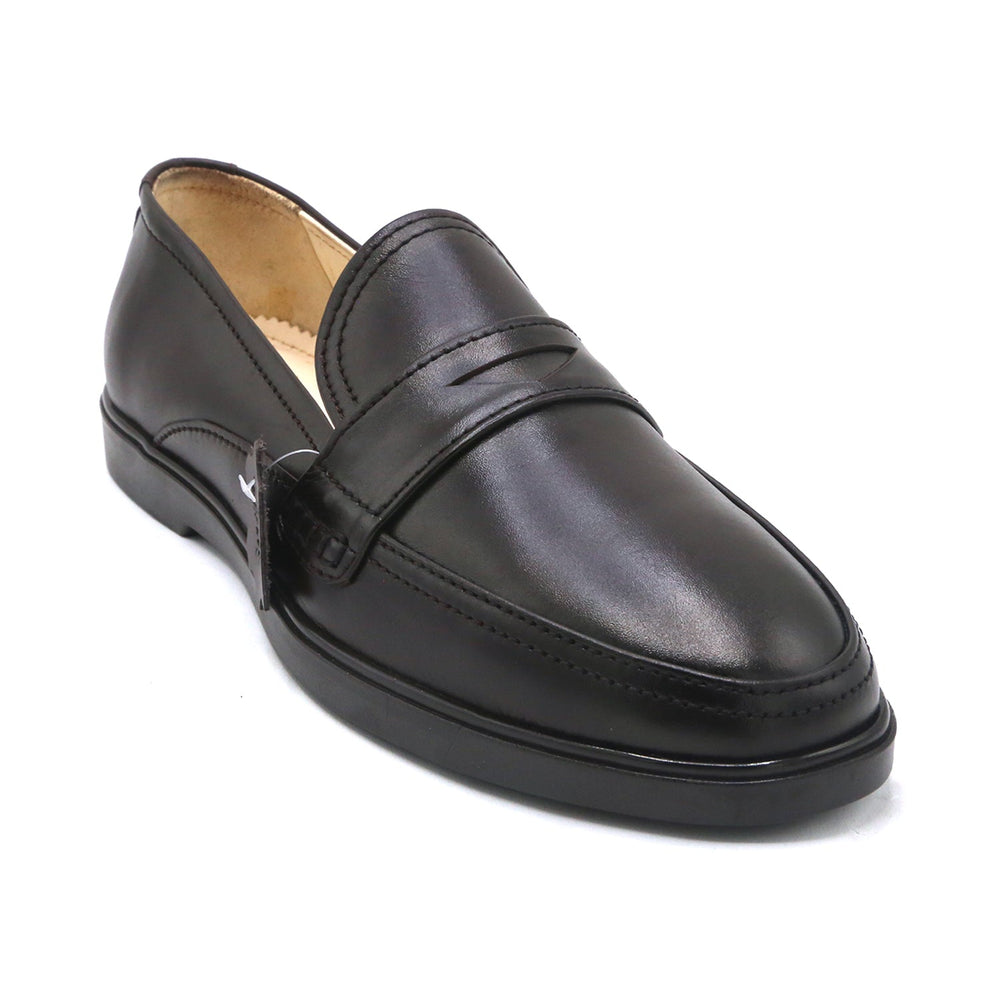 Eminent Men's Brown Calf Leather Causal Loafers, Men's Casual Shoes, Eminent, Chase Value