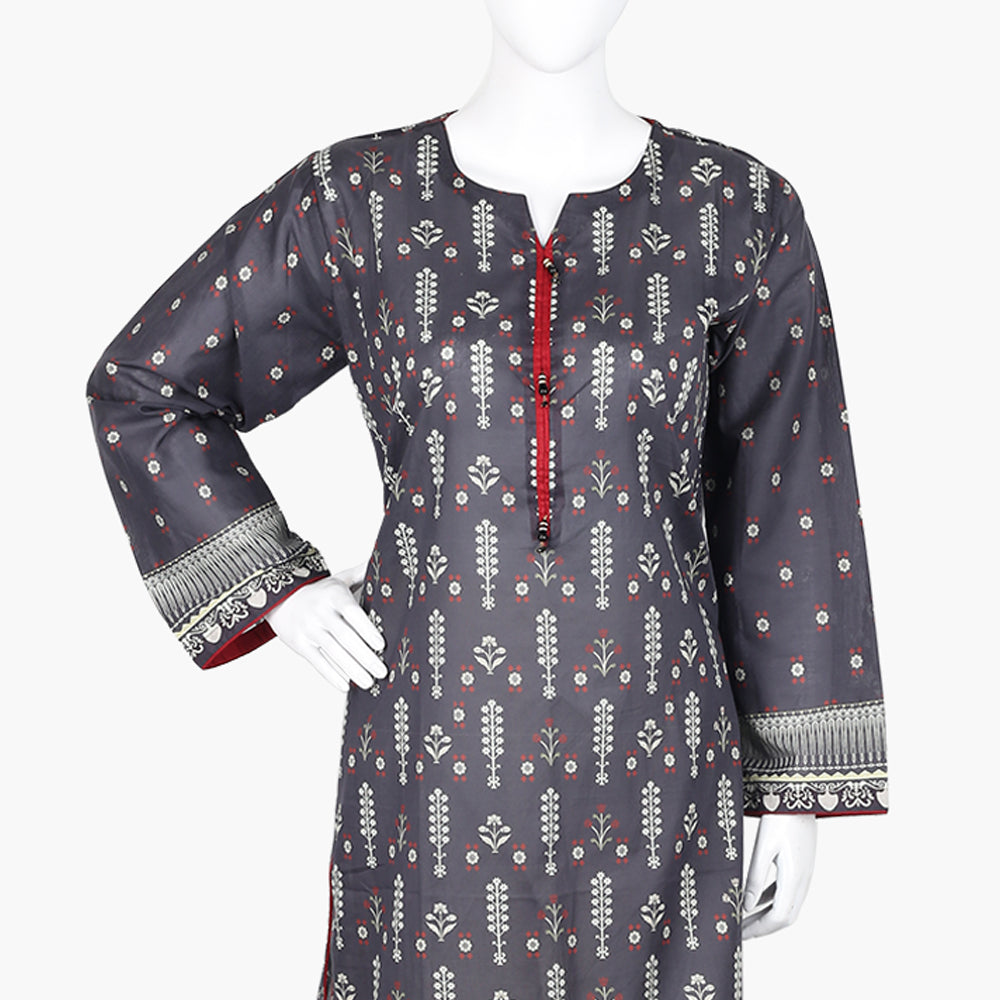 Women's Digital Printed Kurti - Black, Women Ready Kurtis, Chase Value, Chase Value