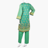 Women's Printed Lawn 3Pcs Suit - Green, Women Shalwar Suits, Chase Value, Chase Value