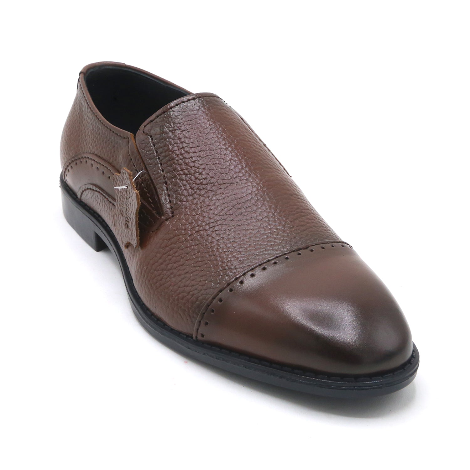 Eminent Comfortable Slip-On Leather Moccasins - Mustard, Men's Formal Shoes, Eminent, Chase Value