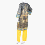 Women's Printed Lawn 3Pcs Suit - Black, Women Shalwar Suits, Chase Value, Chase Value