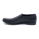 Eminent Comfortable Slip-On Leather Moccasins - Black, Men's Formal Shoes, Eminent, Chase Value