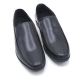 Eminent Comfortable Slip-On Leather Moccasins - Black, Men's Formal Shoes, Eminent, Chase Value
